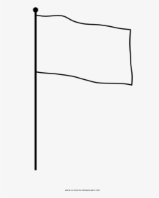 White Flag Coloring Page, HD Png Download, Transparent PNG
