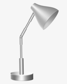 Silver Desk Lamp Png Clip Art, Transparent Png, Transparent PNG