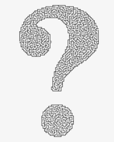 Maze In Shape Of Question Mark, HD Png Download, Transparent PNG
