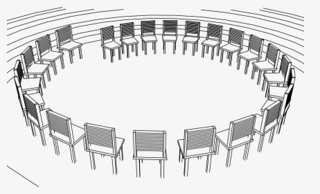 Circle Of Chairs With Background Podium - Circle Of Chairs Png, Transparent Png, Transparent PNG