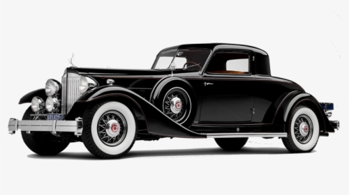 Antique-car - Vintage Black Rolls Royce, HD Png Download, Transparent PNG