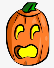 Jack O Lantern Totally Image Png Clipart - Scared Jack O Lantern, Transparent Png, Transparent PNG