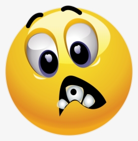 Surprised Emoji 162 Decal - Smiley, HD Png Download, Transparent PNG