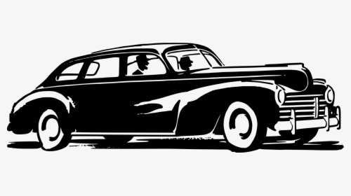 Classic Car,midsize Car,antique Car - 1940s Car Clipart, HD Png Download, Transparent PNG
