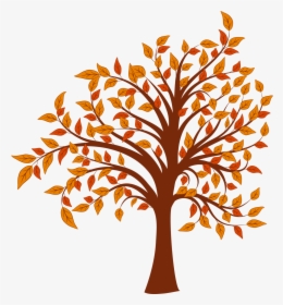 Fall Handprint Tree Clipart - Autumn Tree Clipart, HD Png Download, Transparent PNG