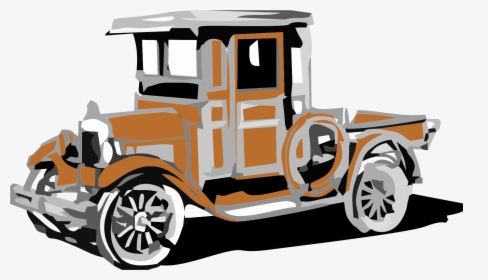 Vintage Car Ford Model T Drawing - Ford Model T Drawing, HD Png Download, Transparent PNG