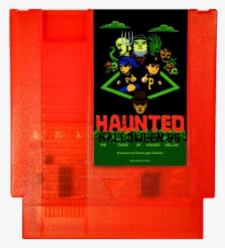 Halloween 86 Nes Game (pumpkin Orange Cartridge Only) - Haunted Halloween 86 Cartridge, HD Png Download, Transparent PNG
