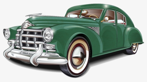 Style Classic Vintage Retro Cars Car Clipart - Vintage Car Png, Transparent Png, Transparent PNG