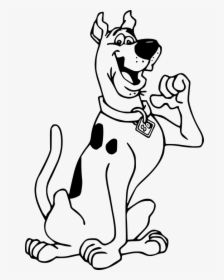 Scooby Doo Printables Coloring , Transparent Cartoons - Scooby Doo Line Drawings, HD Png Download, Transparent PNG