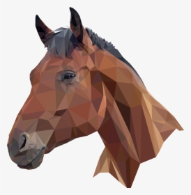Low Poly Horse Head, HD Png Download, Transparent PNG