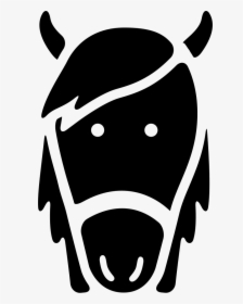 Horse Head - Horse Head Icon Png, Transparent Png, Transparent PNG