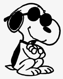 Charlie Brown And Snoopy, Snoopy Love, Joe Cool, Woodstock, - Transparent Snoopy Joe Cool, HD Png Download, Transparent PNG