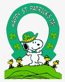 Saint Patrick S Day Snoopy , Transparent Cartoons - Happy St Patricks Day Snoopy, HD Png Download, Transparent PNG