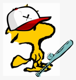 New York Baseball Wallpaper - Woodstock Snoopy, HD Png Download, Transparent PNG