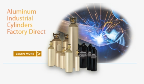 Aluminum Industrial Cylinders - Bullet, HD Png Download, Transparent PNG