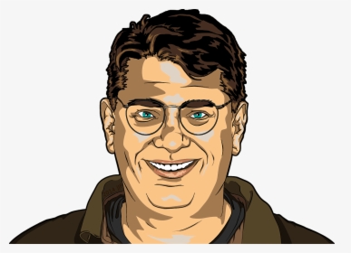Guy Smiling With Glasses, HD Png Download, Transparent PNG