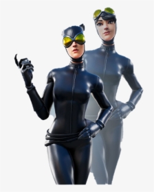 Catwoman Fortnite Png High-quality Image - Fortnite Catwoman Comic Book Outfit, Transparent Png, Transparent PNG