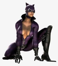 44937 Cat Woman Purple Suited Catwoman - Catwoman Dc Vs Mortal Kombat, HD Png Download, Transparent PNG