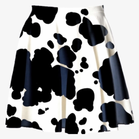 Cow Print Skater Skirt - Pink Cow Print Skirt, HD Png Download, Transparent PNG