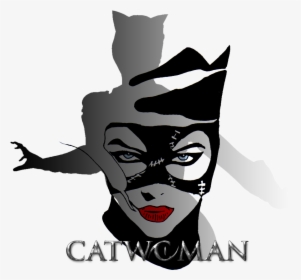 Catwoman Cross Stitch Pattern , Png Download - Catwoman Stencil, Transparent Png, Transparent PNG