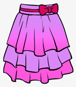 How To Draw Skirt - Draw A Mini Skirt, HD Png Download, Transparent PNG
