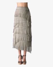 Women S Angled Tiered Skirt - Overskirt, HD Png Download, Transparent PNG