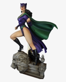 Dc Comic Super Powers Collection Maquette Catwoman, HD Png Download, Transparent PNG