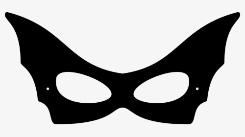 Transparent Catwoman Png - Printable Bat Girl Mask, Png Download, Transparent PNG