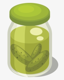 Transparent Pickle - Clipart Jar Of Pickles, HD Png Download, Transparent PNG