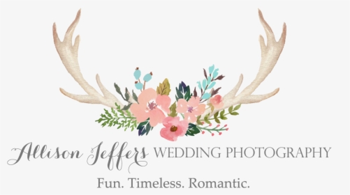 Transparent Deer Antler Clip Art - Flowers With Antlers Png, Png Download, Transparent PNG