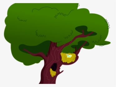 Birds Nest Clipart Simple - Cartoon Transparent Background Tree Transparent, HD Png Download, Transparent PNG