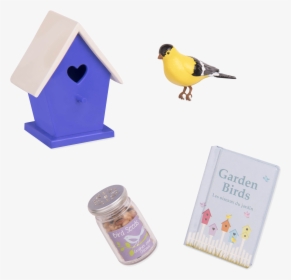 Nest Door Neighbours Birdhouse Accessory Set For 18 - Goldfinch, HD Png Download, Transparent PNG