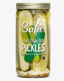 Safie Deli Style Dill Pickles 26 Fl Oz - Pickled Cucumber, HD Png Download, Transparent PNG