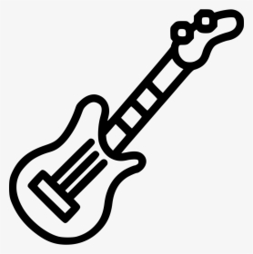 Electric Guitar - Electric Guitar Cartoon Png, Transparent Png, Transparent PNG