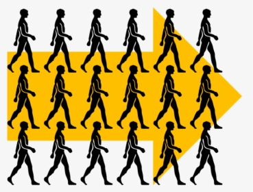 People Leaving - Person Walking, HD Png Download, Transparent PNG