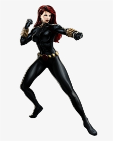 Hero Clipart Black Widow - Classic Black Widow Marvel, HD Png Download, Transparent PNG
