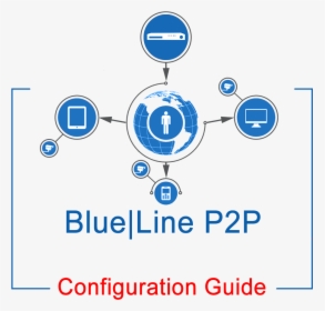 Blue Line P2p - Internet Makes Our Life Easy, HD Png Download, Transparent PNG
