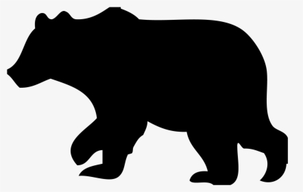 American Black Bear Polar Bear Grizzly Bear Clip Art - Bear Silhouette Png, Transparent Png, Transparent PNG