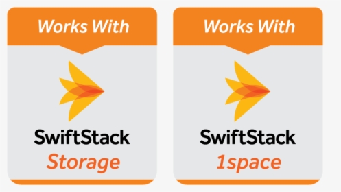 Works With Swiftstack Badge - Graphic Design, HD Png Download, Transparent PNG