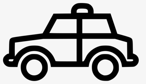 Police Car - No Parking Drawing, HD Png Download, Transparent PNG