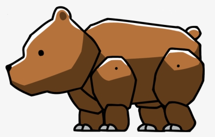 Scribblenauts Grizzly Bear - Scribblenauts Unlimited Bear, HD Png Download, Transparent PNG