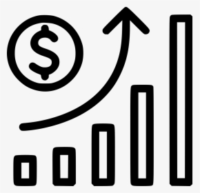 Graph Growth Money Stock Inflation - Inflation Icon Png, Transparent Png, Transparent PNG