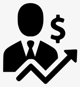 Businessman User Person Income Profit Increase Growth - Businessman Icon Png, Transparent Png, Transparent PNG