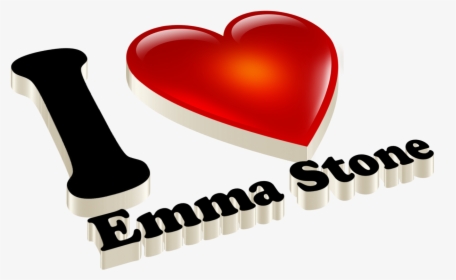 Emma Stone Heart Name Transparent Png - Victoria Name In Heart, Png Download, Transparent PNG