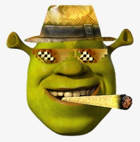 Transparent Funny Faces Clipart - Shrek Meme, HD Png Download, Transparent PNG