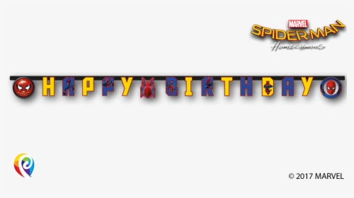 Marvel Spider-man Homecoming - Spiderman Happy Birthday Png, Transparent Png, Transparent PNG