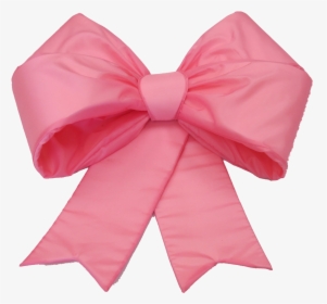 Pink Ribbon Bow Png - Satin, Transparent Png, Transparent PNG