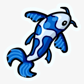 Transparent Koi Fish Png - Blue Koi Fish Png, Png Download, Transparent PNG