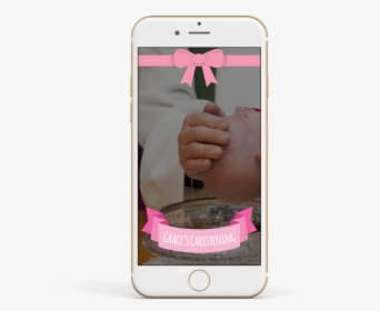 Christening Pink Bow , Png Download - Iphone, Transparent Png, Transparent PNG