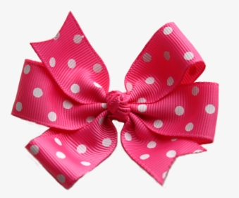 Inch Baby Pink - Polka Dots Pink Ribbon, HD Png Download, Transparent PNG